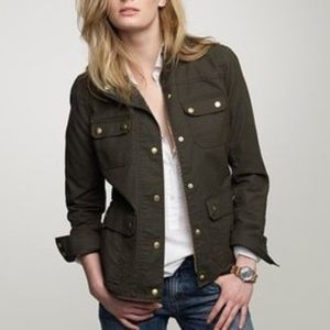 J CREW Downtown Field Military Jacket S